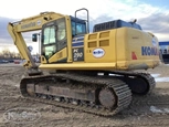 Back corner of used Excavator